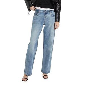 EB Denim High Rise Straight Leg Jeans Size 27